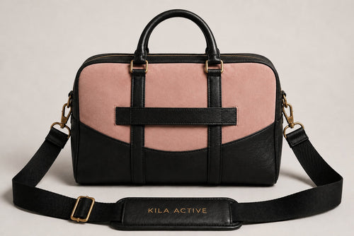The Pink Suede Luxury Gym Bag
