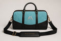 The Turquoise Suede Luxury Gym Bag
