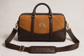The Caramel Suede Luxury Gym Bag