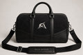 The Black Leather Luxury Gym Bag